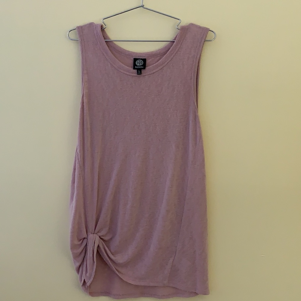 Rose Pink Muscle Tank